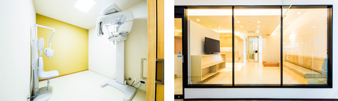 最先端の設備と、通いやすい空間